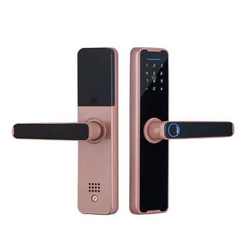 Darrahopens Home & Garden > Gate Openers Tuya Home WIFI Smart Door Lock Biometric Fingerprint Smart Card Password Key USB
