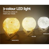 darrahopens Home & Garden > Green Houses Devanti Aroma Diffuser LED Moon Lamp 880ml