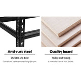 darrahopens Home & Garden > Green Houses Giantz 4X1.8M Garage Shelving Warehouse Rack Storage Shelves Pallet Racking Black