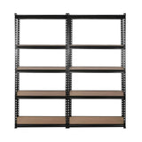 darrahopens Home & Garden > Green Houses Giantz 4X1.8M Garage Shelving Warehouse Rack Storage Shelves Pallet Racking Black