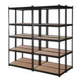 darrahopens Home & Garden > Green Houses Giantz 4X1.8M Garage Shelving Warehouse Rack Storage Shelves Pallet Racking Black