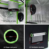 darrahopens Home & Garden > Green Houses Green Fingers 240cm Hydroponic Grow Tent