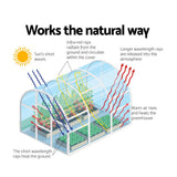 darrahopens Home & Garden > Green Houses Greenfingers Greenhouse 6MX3M Garden Shed Green House Storage Tunnel Plant Grow
