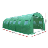 darrahopens Home & Garden > Green Houses Greenfingers Greenhouse 6MX3M Garden Shed Green House Storage Tunnel Plant Grow