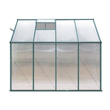 darrahopens Home & Garden > Green Houses Greenfingers Greenhouse Aluminium Green House Garden Polycarbonate 2.52x1.27M