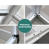 darrahopens Home & Garden > Green Houses Greenfingers Greenhouse Aluminium Green House Garden Shed Greenhouses 2.42x1.9M