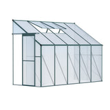 Darrahopens Home & Garden > Green Houses Greenfingers Greenhouse Aluminium Green House Garden Shed Polycarbonate 3x1.27M