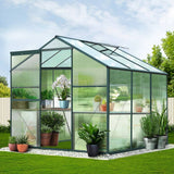 darrahopens Home & Garden > Green Houses Greenfingers Greenhouse Aluminum Green House Garden Shed Polycarbonate 1.9x1.9M