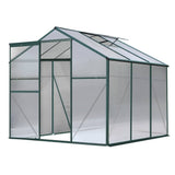 darrahopens Home & Garden > Green Houses Greenfingers Greenhouse Aluminum Green House Garden Shed Polycarbonate 1.9x1.9M
