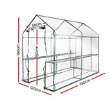 darrahopens Home & Garden > Green Houses Greenfingers Greenhouse Garden Shed Green House 1.9X1.2M Storage Greenhouses Clear
