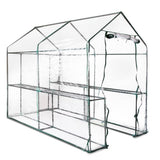 darrahopens Home & Garden > Green Houses Greenfingers Greenhouse Garden Shed Green House 1.9X1.2M Storage Greenhouses Clear