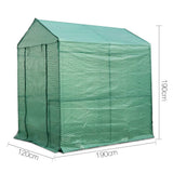 darrahopens Home & Garden > Green Houses Greenfingers Greenhouse Garden Shed Green House 1.9X1.2M Storage Plant Lawn