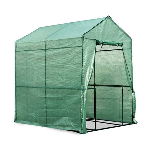 darrahopens Home & Garden > Green Houses Greenfingers Greenhouse Garden Shed Green House 1.9X1.2M Storage Plant Lawn