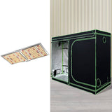 Darrahopens Home & Garden > Green Houses Greenfingers Grow Tent 2200W LED Grow Light Hydroponic Kit System 2.4x1.2x2M