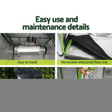 Darrahopens Home & Garden > Green Houses Greenfingers Grow Tent 2200W LED Grow Light Hydroponic Kit System 2.4x1.2x2M