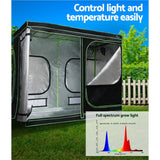 Darrahopens Home & Garden > Green Houses Greenfingers Grow Tent 2200W LED Grow Light Hydroponic Kit System 2.4x1.2x2M