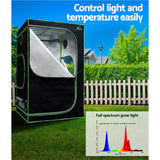 Darrahopens Home & Garden > Green Houses Greenfingers Grow Tent 2200W LED Grow Light Hydroponic Kits System 1.5x1.5x2M