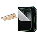 Darrahopens Home & Garden > Green Houses Greenfingers Grow Tent 2200W LED Grow Light Hydroponic Kits System 1.5x1.5x2M