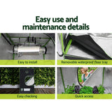 Darrahopens Home & Garden > Green Houses Greenfingers Grow Tent 2200W LED Grow Light Hydroponics Kits System 1.2x1.2x2M