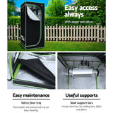 darrahopens Home & Garden > Green Houses Greenfingers Grow Tent Kits 1680D Oxford 0.7MX0.7MX1.6M Hydroponics Grow System