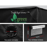 darrahopens Home & Garden > Green Houses Greenfingers Hydroponics Grow Tent Kits Hydroponic Grow System 2.4m x 1.2m x 2m 600D Oxford