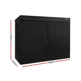 darrahopens Home & Garden > Green Houses Greenfingers Hydroponics Grow Tent Kits Hydroponic Grow System 2.4m x 1.2m x 2m 600D Oxford