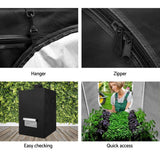 darrahopens Home & Garden > Green Houses Greenfingers Hydroponics Grow Tent Kits Hydroponic Grow System Black 60X60X90CM 600D Oxford