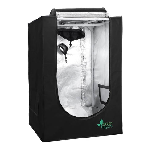 darrahopens Home & Garden > Green Houses Greenfingers Hydroponics Grow Tent Kits Hydroponic Grow System Black 60X60X90CM 600D Oxford