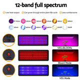 darrahopens Home & Garden > Green Houses Greenfingers Set of 2 LED Grow Light Kit Hydroponic System 2000W Full Spectrum Indoor