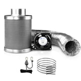 darrahopens Home & Garden > Green Houses Greenfingers Ventilation Fan and Active Carbon Filter Ducting Kit