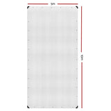 darrahopens Home & Garden > Green Houses Instahut 5x10m Tarp Camping Tarps Poly Tarpaulin Heavy Duty Cover 135gsm Clear