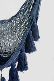 Darrahopens Home & Garden > Hammocks Deluxe Extra Large Mexican Hammock Chair in Outdoor Cotton Colour Blue