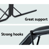 darrahopens Home & Garden > Hammocks Gardeon Double Swing Hammock Chair with Stand Macrame Outdoor Bench Seat Chairs