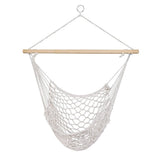 Darrahopens Home & Garden > Hammocks Gardeon Hammock Chair Outdoor Hanging Chair Camping Mesh Indoor Hammocks Cream