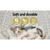 darrahopens Home & Garden > Hammocks Gardeon Hammock Chair Swing Bed Relax Rope Portable Outdoor Hanging Indoor 124CM