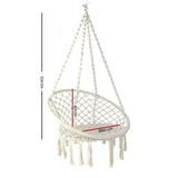 darrahopens Home & Garden > Hammocks Gardeon Hammock Chair Swing Bed Relax Rope Portable Outdoor Hanging Indoor 124CM