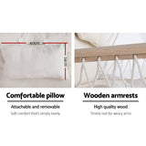 darrahopens Home & Garden > Hammocks Gardeon Hammock Hanging Swing Chair - Cream