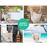 darrahopens Home & Garden > Hammocks Gardeon Hammock Swing Chair - Cream