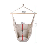 darrahopens Home & Garden > Hammocks Gardeon Hammock Swing Chair - Cream