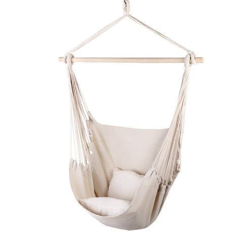 darrahopens Home & Garden > Hammocks Gardeon Hammock Swing Chair - Cream