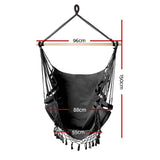 darrahopens Home & Garden > Hammocks Gardeon Hammock Swing Chair - Grey