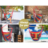 darrahopens Home & Garden > Hammocks Gardeon Hammock Swing Chair with Cushion - Multi-colour