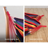 darrahopens Home & Garden > Hammocks Gardeon Hammock with Wooden Hammock Stand