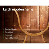 darrahopens Home & Garden > Hammocks Gardeon Hammock with Wooden Hammock Stand
