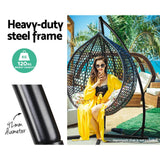 darrahopens Home & Garden > Hammocks Gardeon Outdoor Hammock A Shape Steel Frame