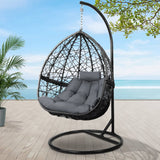 darrahopens Home & Garden > Hammocks Gardeon Outdoor Hanging Swing Chair - Black