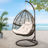 darrahopens Home & Garden > Hammocks Gardeon Outdoor Hanging Swing Chair - Brown