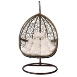 darrahopens Home & Garden > Hammocks Gardeon Outdoor Hanging Swing Chair - Brown