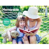 darrahopens Home & Garden > Hammocks Gardeon Swing Hammock Bed Cream
