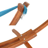 Darrahopens Home & Garden > Hammocks Gardeon Wooden Hammock Chair with Stand Outdoor Lounger Hammock Bed Timber